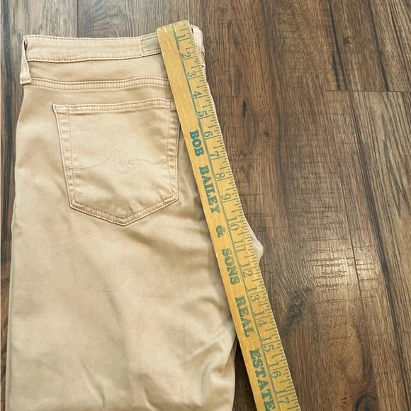 AG Adriano Goldschmied Pants Womens 30 Beige Ankle Leggings Super Skinny Adult - Picture 10 of 11